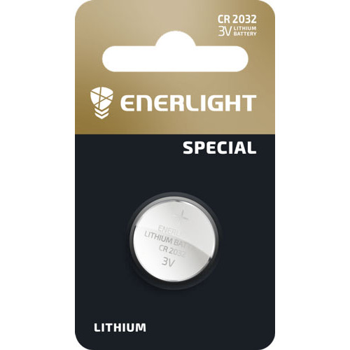 Батарейка Enerlight CR 2032 1xBL Lithium